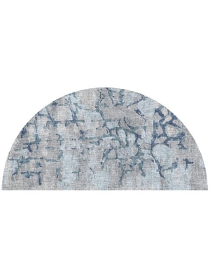 Ace Halfmoon Hand Knotted Bamboo Silk custom handmade rug