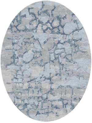 Ace Oval Hand Knotted Tibetan Wool custom handmade rug