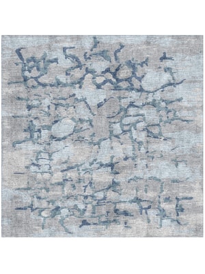 Ace Square Hand Knotted Bamboo Silk custom handmade rug
