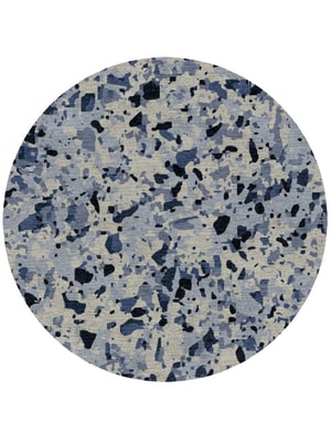 Adonis Round Hand Knotted Tibetan Wool custom handmade rug