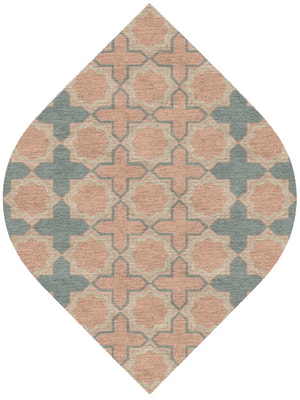 Aelous Ogee Hand Knotted Tibetan Wool custom handmade rug