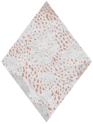 Alabaster Speck Diamond Hand Knotted Tibetan Wool custom handmade rug