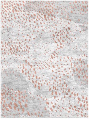 Alabaster Speck Rectangle Hand Knotted Bamboo Silk custom handmade rug