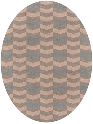 Ample Oval Hand Tufted Pure Wool custom handmade rug