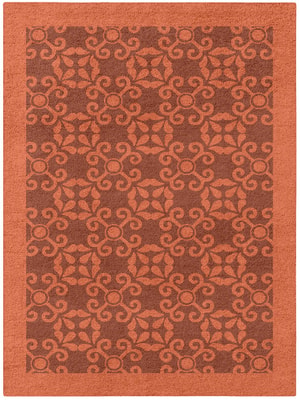 Apricot Rectangle Hand Tufted Pure Wool custom handmade rug