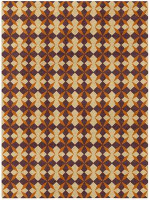 Arabesque Rectangle Hand Tufted Pure Wool custom handmade rug