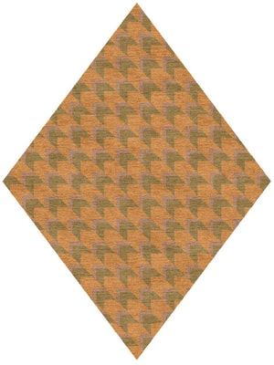 Arrow Diamond Hand Knotted Tibetan Wool custom handmade rug