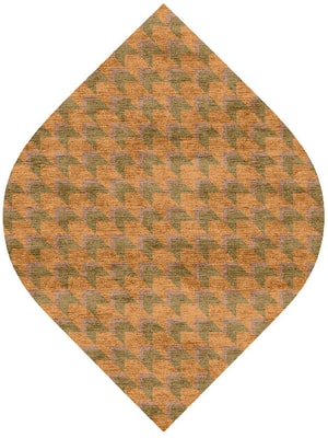 Arrow Ogee Hand Knotted Bamboo Silk custom handmade rug
