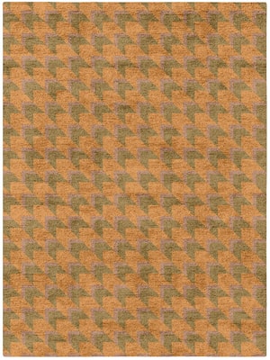 Arrow Rectangle Hand Tufted Bamboo Silk custom handmade rug