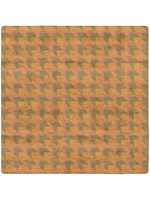 Arrow Square Hand Tufted Bamboo Silk custom handmade rug