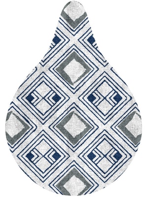 Aruba Drop Hand Knotted Bamboo Silk custom handmade rug