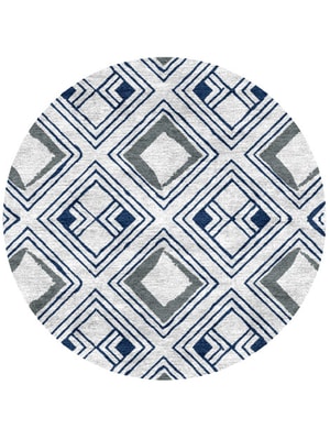 Aruba Round Hand Knotted Bamboo Silk custom handmade rug