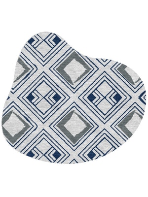 Aruba Splash Hand Knotted Tibetan Wool custom handmade rug