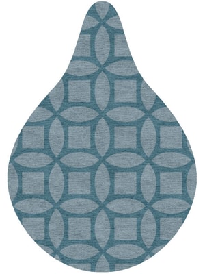 Aster Drop Hand Knotted Tibetan Wool custom handmade rug