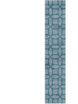 Aster Runner Hand Knotted Bamboo Silk custom handmade rug