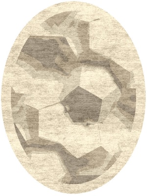 Ato Oval Hand Knotted Bamboo Silk custom handmade rug