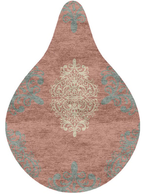 Aurelia Drop Hand Knotted Bamboo Silk custom handmade rug