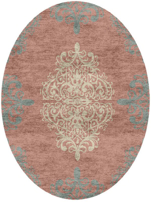Aurelia Oval Hand Knotted Bamboo Silk custom handmade rug