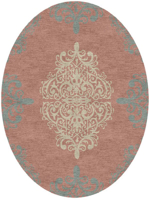 Aurelia Oval Hand Knotted Tibetan Wool custom handmade rug