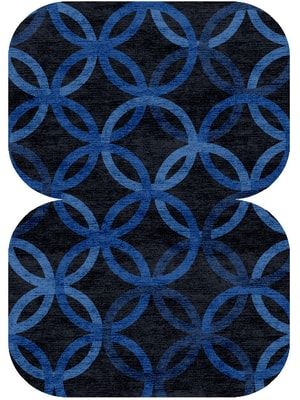 Bague Eight Hand Knotted Bamboo Silk custom handmade rug