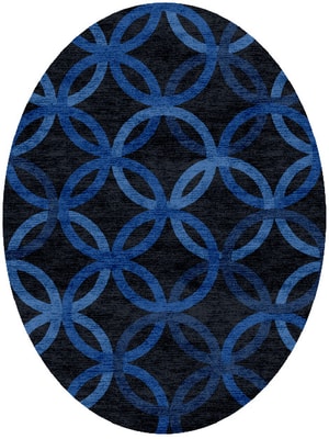 Bague Oval Hand Knotted Bamboo Silk custom handmade rug