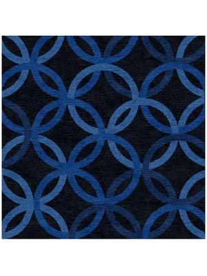 Bague Square Hand Knotted Tibetan Wool custom handmade rug