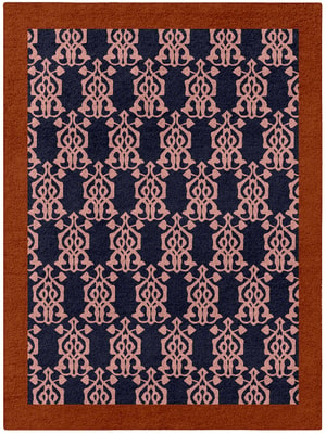 Balustrade Rectangle Hand Tufted Pure Wool custom handmade rug