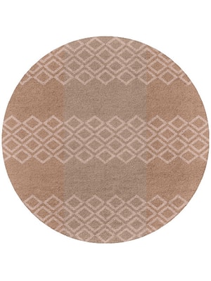 Bandeau Round Hand Tufted Pure Wool custom handmade rug