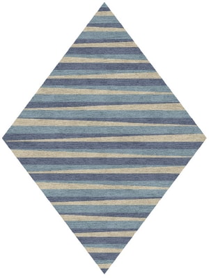 Barcode Diamond Hand Knotted Tibetan Wool custom handmade rug