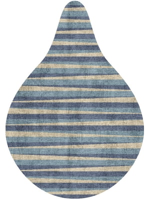 Barcode Drop Hand Knotted Bamboo Silk custom handmade rug