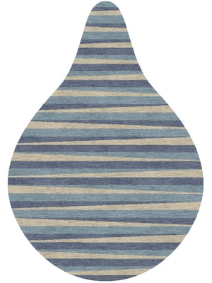 Barcode Drop Hand Knotted Tibetan Wool custom handmade rug