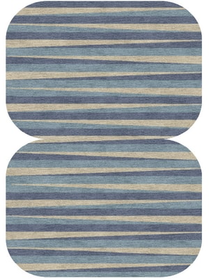 Barcode Eight Hand Knotted Tibetan Wool custom handmade rug