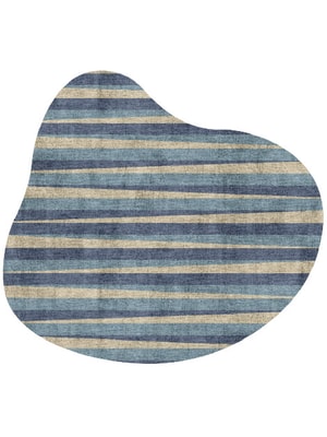 Barcode Splash Hand Knotted Bamboo Silk custom handmade rug