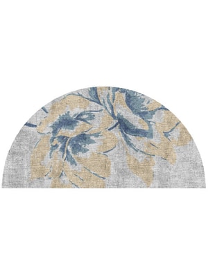 Blahs Halfmoon Hand Knotted Bamboo Silk custom handmade rug