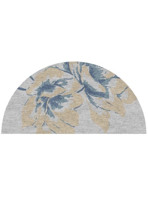 Blahs Halfmoon Hand Knotted Tibetan Wool custom handmade rug