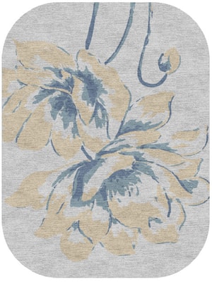 Blahs Oblong Hand Knotted Tibetan Wool custom handmade rug