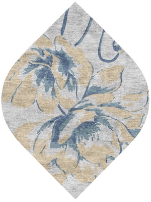 Blahs Ogee Hand Knotted Bamboo Silk custom handmade rug