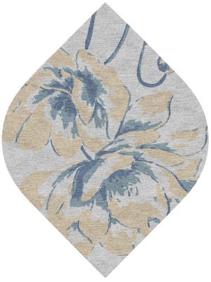 Blahs Ogee Hand Knotted Tibetan Wool custom handmade rug