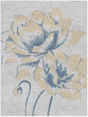 Blahs Rectangle Hand Knotted Tibetan Wool custom handmade rug