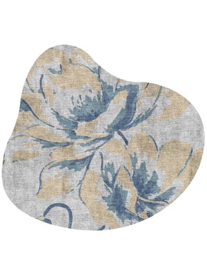 Blahs Splash Hand Knotted Bamboo Silk custom handmade rug