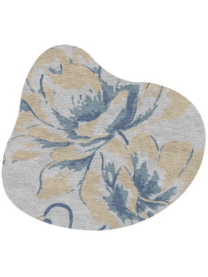 Blahs Splash Hand Knotted Tibetan Wool custom handmade rug