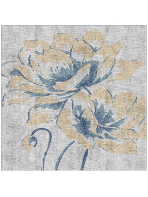 Blahs Square Hand Knotted Bamboo Silk custom handmade rug