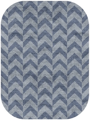 Blazon Oblong Hand Knotted Bamboo Silk custom handmade rug