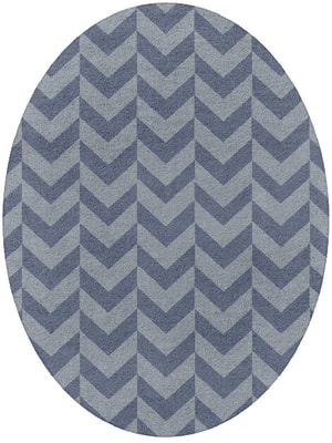 Blazon Oval Hand Tufted Pure Wool custom handmade rug