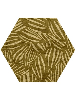 Bourgeon Hexagon Hand Knotted Bamboo Silk custom handmade rug