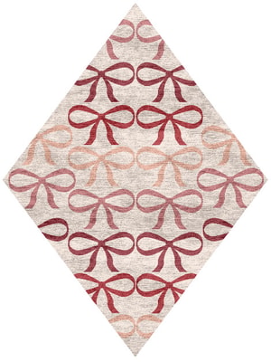 Bowled Diamond Hand Knotted Bamboo Silk custom handmade rug