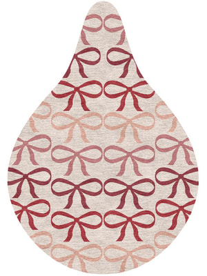 Bowled Drop Hand Knotted Tibetan Wool custom handmade rug