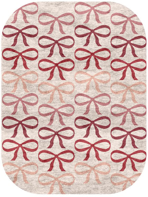 Bowled Oblong Hand Knotted Bamboo Silk custom handmade rug