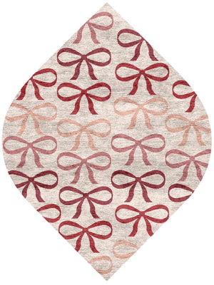 Bowled Ogee Hand Knotted Bamboo Silk custom handmade rug