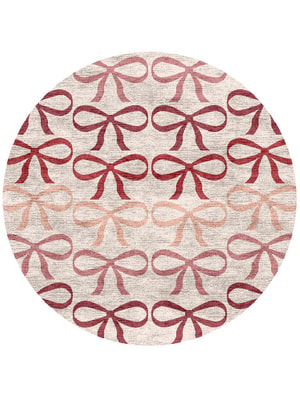 Bowled Round Hand Knotted Bamboo Silk custom handmade rug